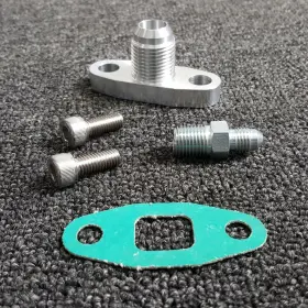 Tk265hk789us 1st-racing 4an Oil Feed Fitting 10an Return Flange For S200 S200-sxe S300 S300-sxe S200sx