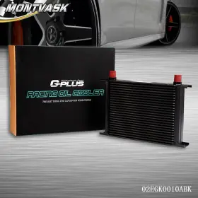 2014mmo000208 2014mmotor Universal 25 Row An10 Aluminum Engine Transmission Oil Cooler Black New