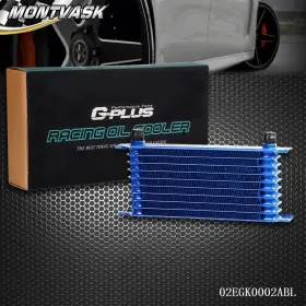 2014mmo000378 2014mmotor Universal 10 Row An10 Aluminum Transmission Engine 10an Oil Cooler Blue