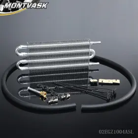 2014mmo000480 2014mmotor Universal Aluminum Remote Transmission Oil Cooler 12-3/4 Inch X 5 3/4