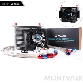 Mmb033003 2014mmotor 30 Row 10an Universal Aluminum Transmission Engine Oil Cooler 7 Inch Cooling Fan
