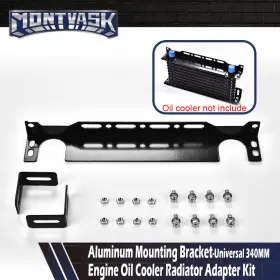 Mmo010805 2014mmotor Universal Engine Oil Cooler Mounting Bracket Radiator Adapter Hardware Accessory