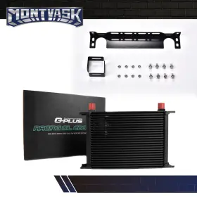 2014mmotor Mmo012810 Universal 25 Row 10an Aluminum Transmission Engine Oil Cooler Mounting Bracket