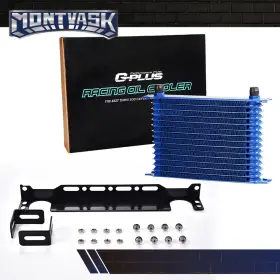 Mmo012814 2014mmotor Universal 15 Row 10an Aluminum Transmission Engine Oil Cooler Mounting Bracket