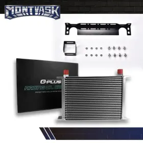 2014mmotor Mmo01283 Universal 25 Row 10an Aluminum Transmission Engine Oil Cooler Mounting Bracket