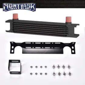 Mmo01284 2014mmotor Universal 7 Row 10an Aluminum Engine Transmission Oil Cooler Mounting Bracket