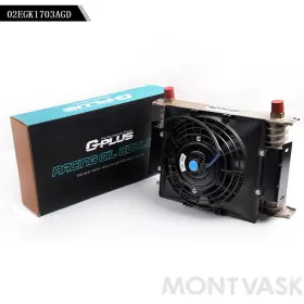 Mmo04171 2014mmotor 15 Row An10 Universal Aluminum Engine Transmission Oil Cooler 7 Inch Cooling Fan