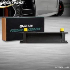 An-10an 2014mmotor Mmo1008 New Universal 10 Row Aluminum Transmission Engine Oil Cooler Black