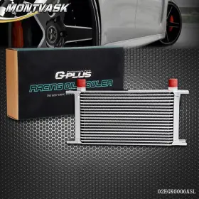 Mmo528 2014mmotor New Universal 19 Row An10 Aluminum Engine Transmission Oil Cooler Silver