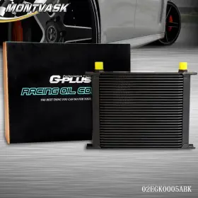 Mmo634 2014mmotor Black Universal 30 Row An10 Aluminum Transmission Engine Oil Cooler