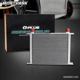 Mmo733 2014mmotor Universal 28 Row An10 Aluminum Transmission Engine Oil Cooler Silver