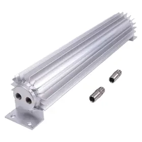181042-d00 A Aluminum Universal 15 Inch Dual Pass Finned Transmission Cooler
