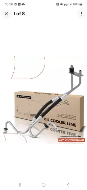 5801506 A-premium Transmission Oil Cooler Line Assembly For Saturn Vue 2008 2009 2010 2.4l 3.5l