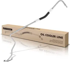 Apocl199 A-premium Automatic Transmission Oil Cooler Line Hose Assembly Compatible