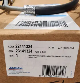 22141324 Acdelco 808709098256 Gm Automatic Transmission Fluid Cooler Lines 14-20 Oem New