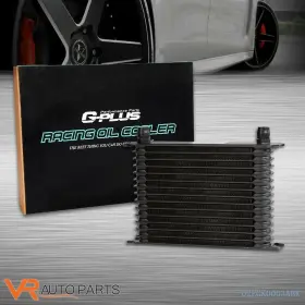 Allgood1125343 Allgoodauto Universal Black 10an 15 Row Oil Cooler Engine Trans Transmission Aluminum