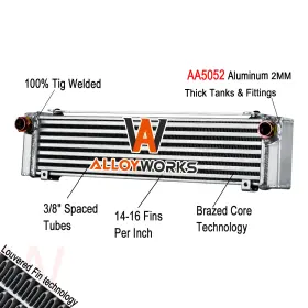 15821239 Alloyworks Transmission Cooler For Chevy Silverado Gmc Sierra 2500 3500 6.6l Lbz Lmm 06-10