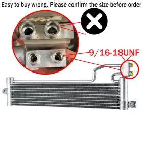 68165900ae Asi Performance Automatic Transmission Oil Cooler Fits 2014-2021 Jeep Cherokee 2.0l 2.4l 3.2l L4