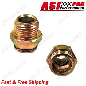 8-18unf Asi Performance Xdqc-01 2pcs Male Steel Transmission Oil Cooler Line Connector Kits 5/8-18unf