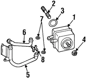 078-115-278-b Audi Genuine Return Tube