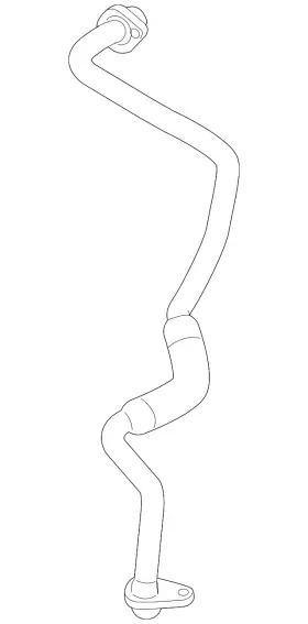 420-115-689-t Audi Genuine Oil Cooler Pipe 420-115-689-t Audi Genuine Oil Cooler Pipe