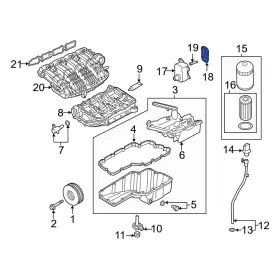 06l117070 Audi Oe For Q7 2017-2024 Engine Oil Cooler Gasket