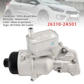 26310-2a501 Automoto8 26310 2a520 Engine Oil Filter Housing Cooler For Hyundai Accent 4 I20 I30