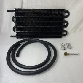 A-02egz1006abk Automotor2020 Fit For Aluminum Remote Transmission Oil Cooler With Holes And Metal Ties