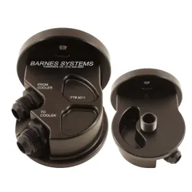 9011-12 Barnes Systems Sbc Oil Cooler Adapter 90 Degree -12 An