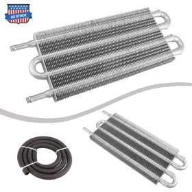 Osa012-4-si Bartoo 4 Row Remote Transmission Oil Cooler Auto-manual Radiator Converter 5/16 Inch