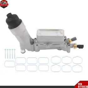Ber858810 Berliii Aluminum Engine Oil Cooler Filter Housing For Dodge Jeep Chrysler Ram 1500 3.6l
