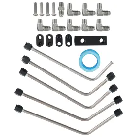 08h7lu Bfo Stainless Steel Complete Coolant Crossover Steam Vent Set For Ls1 Ls2 Ls3 Ls6