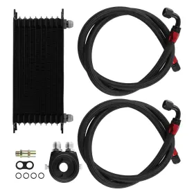 An-10an Bfo 42cxhj 10 Row Universal Engine Transmission Oil Cooler Filter Adapter Hose New
