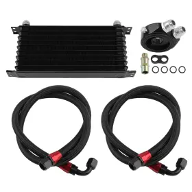 47a8ui Bfo 10 Row An10 Universal Engine Oil Cooler Filter Adaptor Hose End Lines