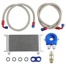6wbidu Bfo 19 Row 10an Engine Oil Cooler Filter With 2 Hose For Bmw E36 E46 E82 E9x 13