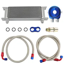 71zqrg Bfo 10 An 2x Hose Line Separator Aluminum Oil Cooler Filter Adapter End Fitting