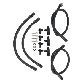 7q5oal Bfo Steam Vent Hose Kit 4an Complete Coolant Crossover For Ls Family Engines Ls2 Ls6