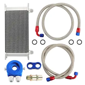 9814q3 Bfo 19 Row 10an Engine Transmission Oil Cooler Filter Relocatation Kits For Buick