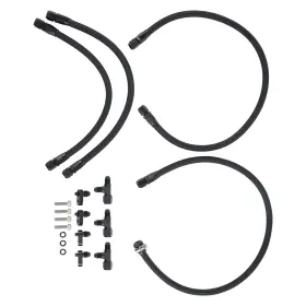 9mo8n1 Bfo 4an Steam Vent Hose Kit For Anodized Black Aluminum Vents With Hoses