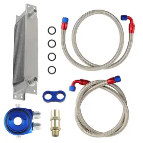 Aez59p Bfo 10-an Hose Line Separator Aluminum Oil Cooler Filter Adapter End Fitting