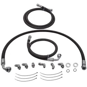 D10rk9 Bfo 1/2 Inch 5500 Psi Transmission Cooler Line Hose For Gmc Duramax 6.6l Adapters