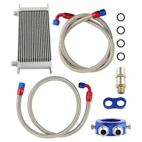 F3gj6a Bfo Engine Oil Cooler Kit An-10 10.6 Inch Aluminum With Hose Separator And Fittings F3gj6a Bfo Engine Oil Cooler Kit An-10 10.6 Inch Aluminum With Hose Separator And Fittings