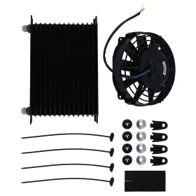 Bfo Gg2bsl 15-row Engine Oil Cooler 7 Inch Cooling Fan For Universal 10an Street Vehicles