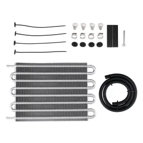 10x15.35in Bfo Has7dl Aluminum 8 Row Transmission Oil Cooler For Universal Fitment
