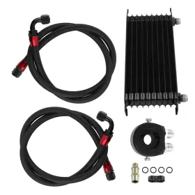 Hxi2vg Bfo 10 Row An-10 Universal Engine Transmission Oil Cooler Filter Adapter Kits