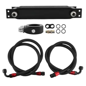 P3vf9k Bfo 13 Row An10 Oil Cooler With 3/4 16 And M20 1.5 Filter Adapter Hose Kits
