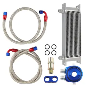 P7dyg8 Bfo 10-an Hose Line Separator Aluminum Oil Cooler Filter Adapter End Sliver