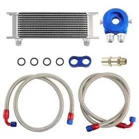 Pm027u Bfo 10-an Hose Line Separator Aluminum Oil Cooler Filter Adapter End Sliver