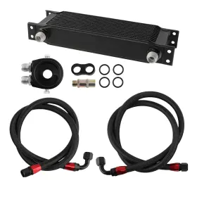 Tcg43x Bfo 13 Row Engine Universal Transmission An-10 Racing Oil Cooler Filter Adapter Set