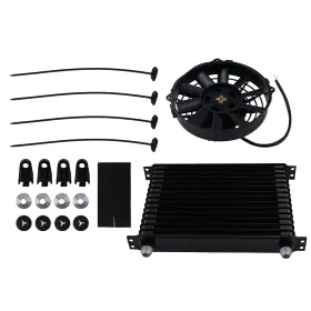Bfo Ujil4a 7 Inch Fan 15-row 10an Oil Cooler For Universal Transmission Aluminum
